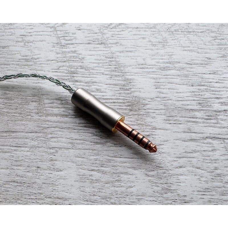 Vintage No.052 Liberty Bell / 4.4mm 5極 トープラ販売製 CINQBES 純銅材 無メッキプラグ / Custom 2pin / ロゴ＆イヤーコネクタアートワーク