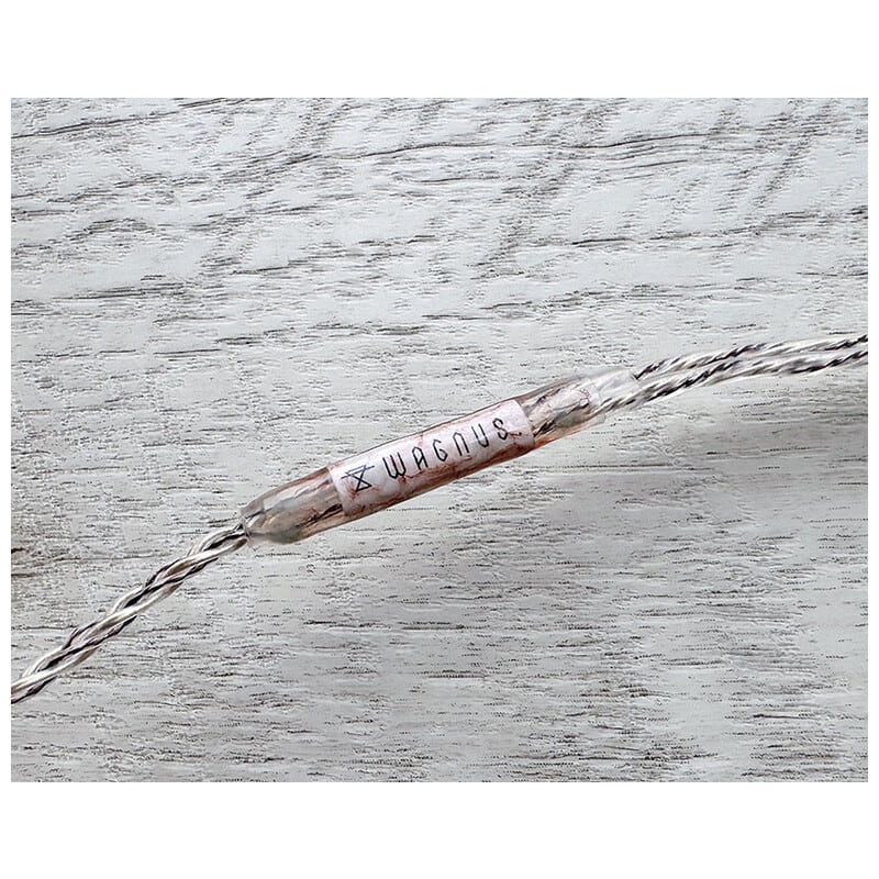 Vintage No.057 Rustbelt Alloy / 4.4mm 5極 トープラ販売製 CINQBES 純銅材 無メッキプラグ / Custom 2pin / ロゴ＆イヤーコネクタアートワーク