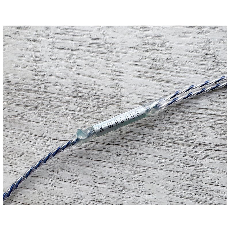 Antarctica Thawed / 4.4mm 5極 トープラ販売製黄銅材 銀メッキプラグ / MMCX / ロゴ＆イヤーコネクタアートワーク カルセドニー装飾