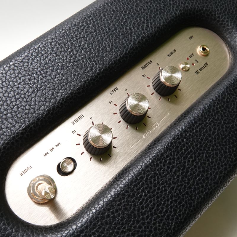 Marshall ACTON III BLACK [ACTON3BLUETOOTH-BLACK] AB+ランク 中古