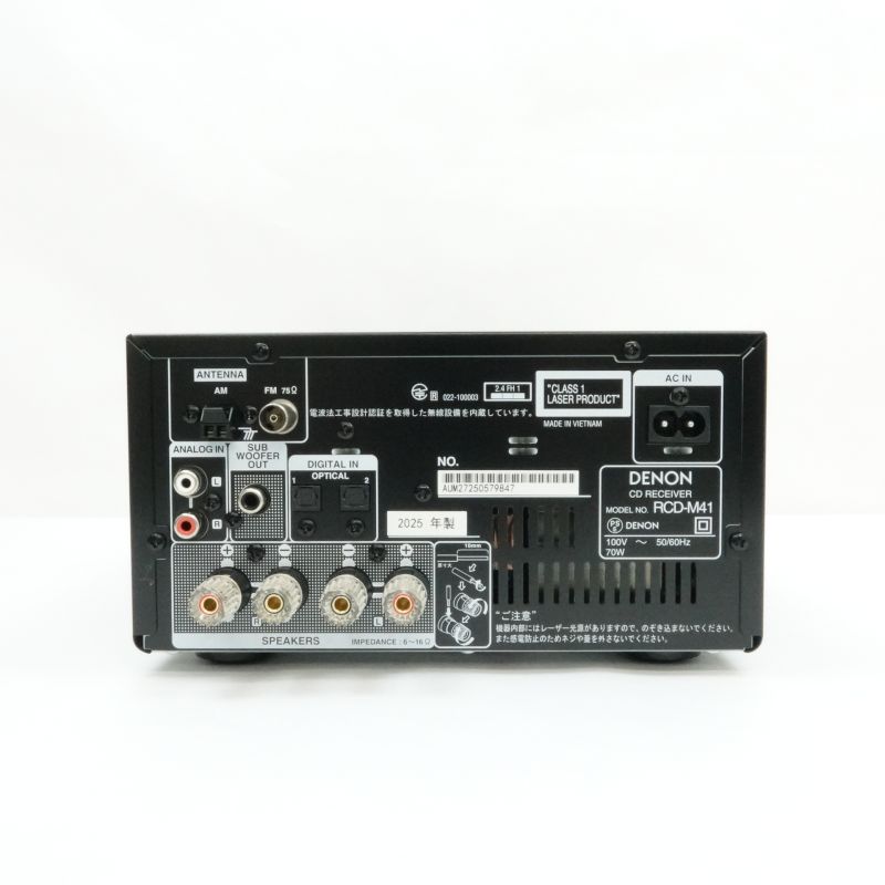 DENON RCD-M41-K ABランク 中古｜フジヤエービック