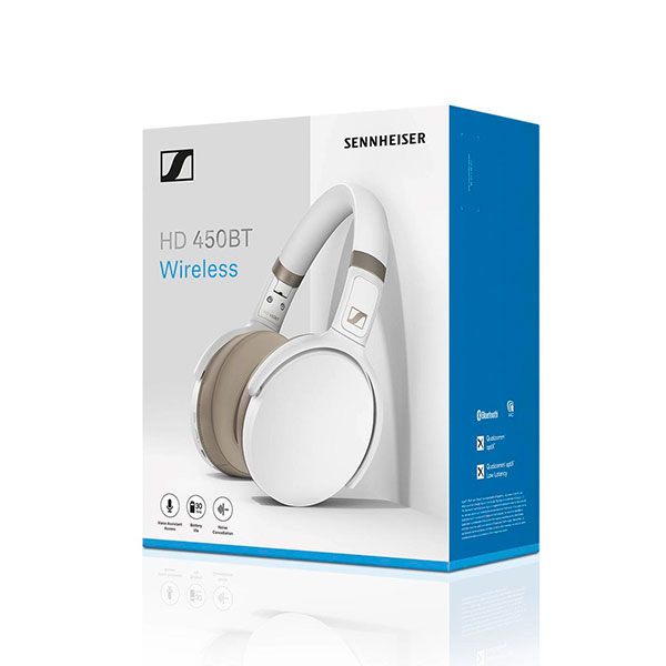 SENNHEISER (ゼンハイザー) HD450BT WHITE｜ノイズキャンセリング 