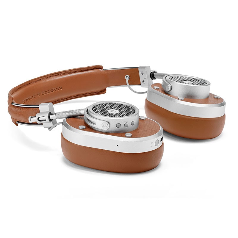 MH40 Wireless Over Ear Headphone - SIlver/Brown MH40S2-W