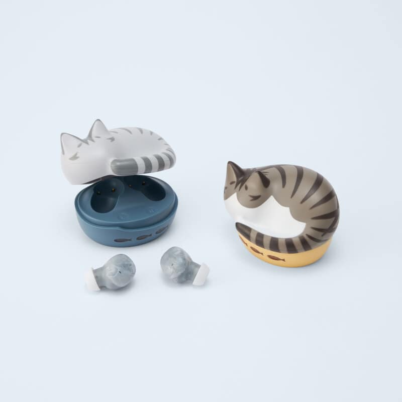 NEKO true wireless earphone サバトラ [HP-C28BTS]