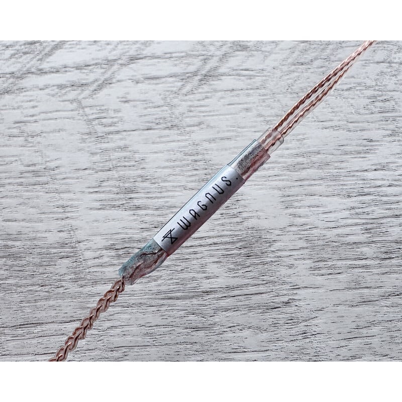 Vintage No.055 “STOJAR” / 4.4mm 5極 トープラ販売製 CINQBES 純銅材 無メッキプラグ / Custom 2pin / ロゴ&イヤーコネクタアートワーク