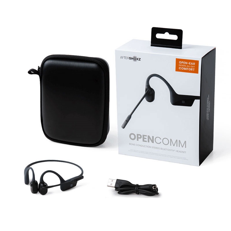 未開封Shokz OpenComm 骨伝導ヘッドセットAFT-EP-000028