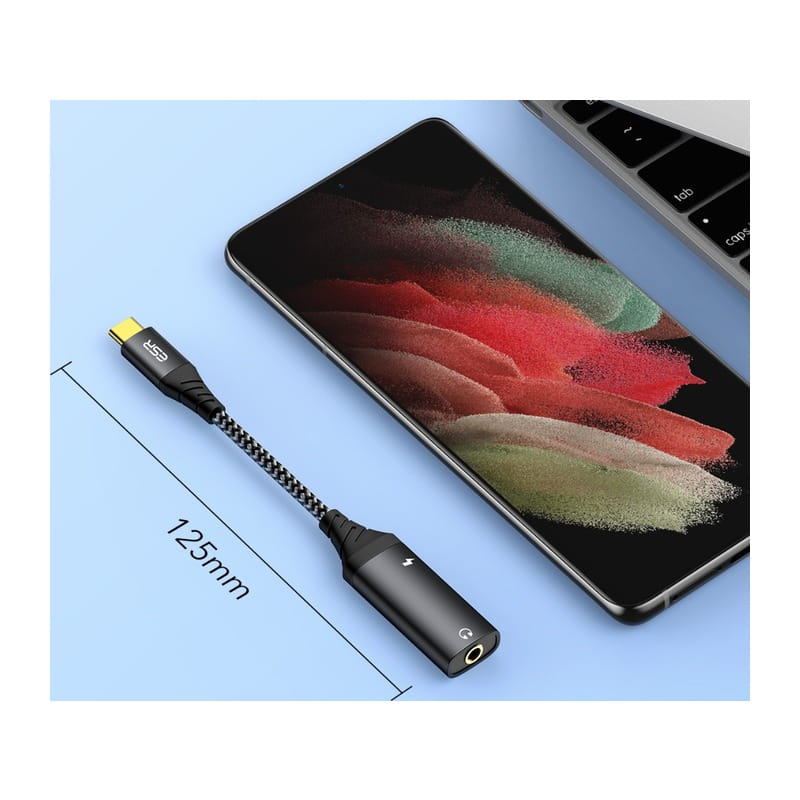 2-in-1 USB-C PD Headphone Jack Adapter