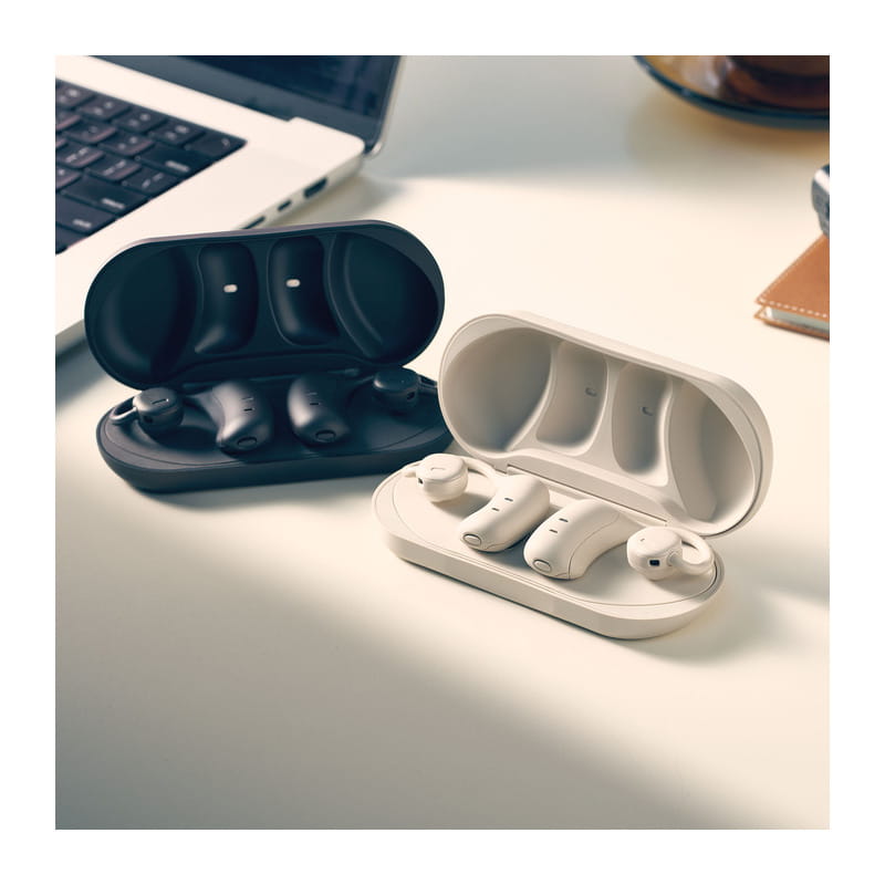 【新品未開封】MBE001CA ワイヤレスイヤホン ホワイトベージュ 新品未開封】ヌームワイヤレスイヤホン MBE001CA ホワイト