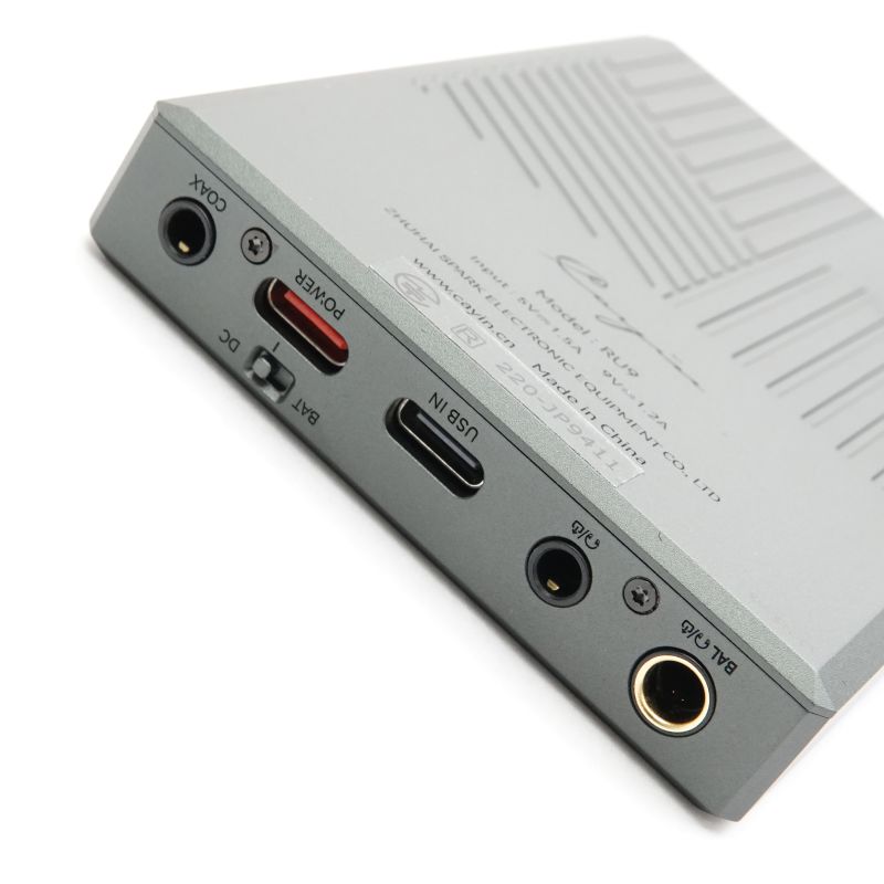 RU9 ポータブルNutube USB DAC/アンプ