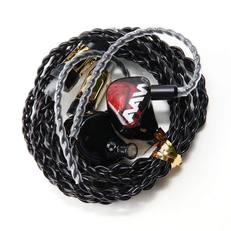 【名機オマージュ】純正846ユニット使用 12BA自作カスタムイヤホン/ブラック AAW Z06 (Universal Fit) AB+ランク 中古｜フジヤエービック