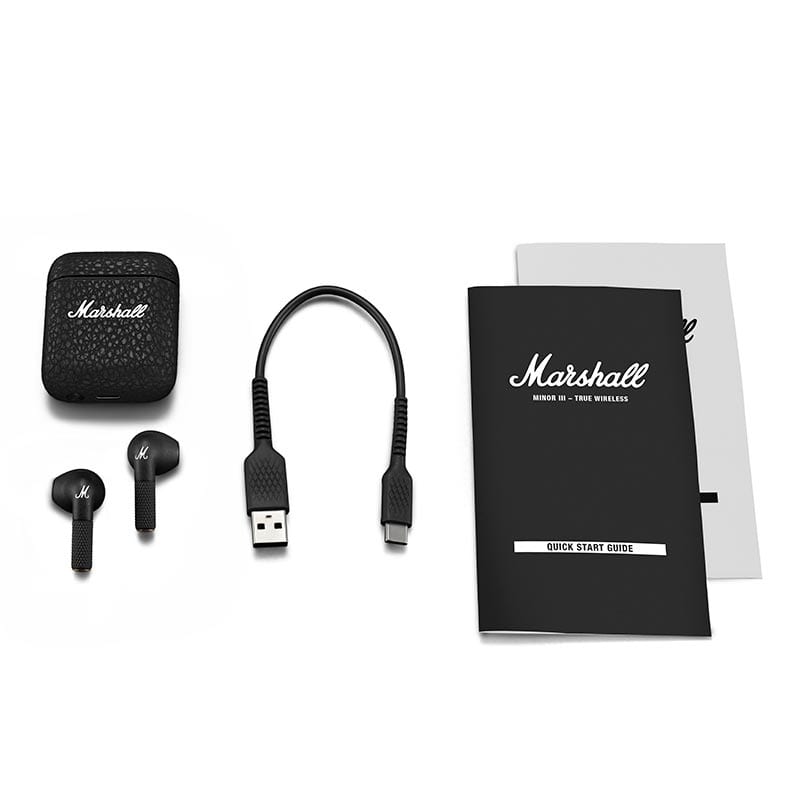 Marshall (マーシャル) Minor III Black|イヤホン・ヘッドホン Marshall (マーシャル) Minor III Black|イヤホン・ヘッドホン
