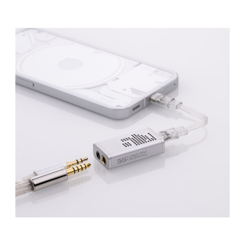 水月雨(MOONDROP) 暁 - DAWN (USB Type C to 3.5mm) ポータブル DAC ...