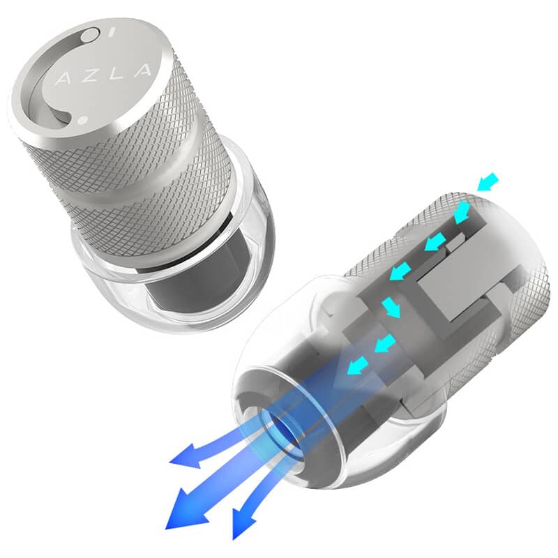 POM1000 II Silver（ライブ用イヤープラグ） [AZL-POM1000-II-SLV]（2025年6月28日発売予定）