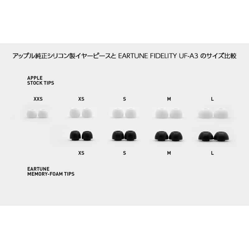Eartune Fidelity UF-A3 SML [ADVETFUFA3A-BLK]（2025年12月5日発売予定）