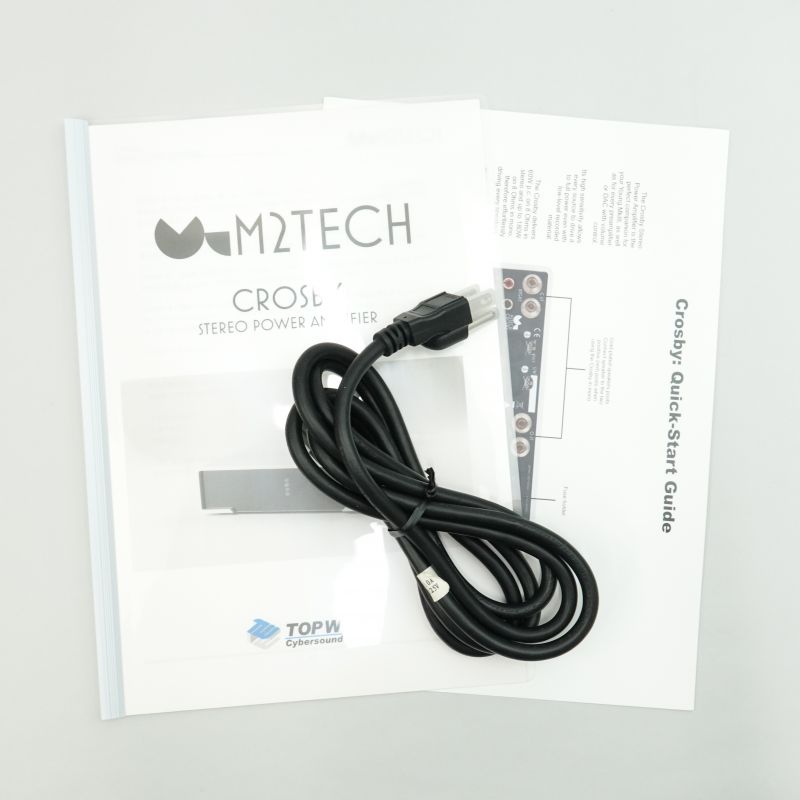 高価値】 M2TECH デジタルパワーアンプ CROSBY M2テック エムツーテック