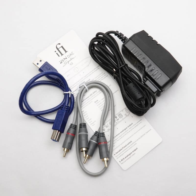 ZEN DAC V2 + ACアダプター、ケーブル付き