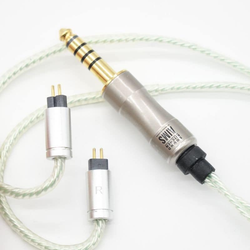 AIMS 銀メッキ5N OCC 8芯　4.4㎜-2pin