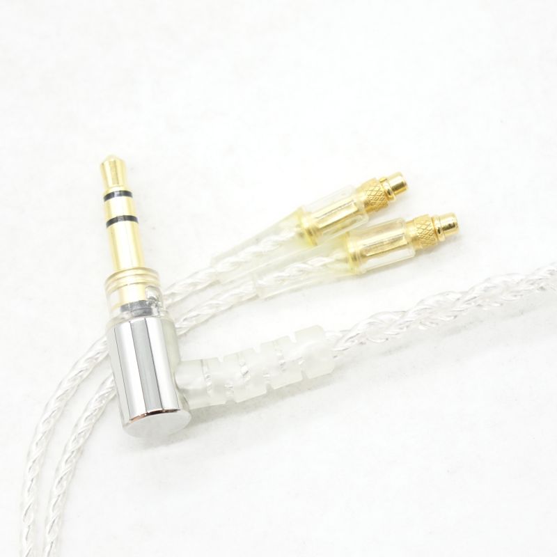 final MMCX シルバーコートケーブル C106 final シルバーコートケーブル MMCX 3.5mm【C106 MS12AZCLEH