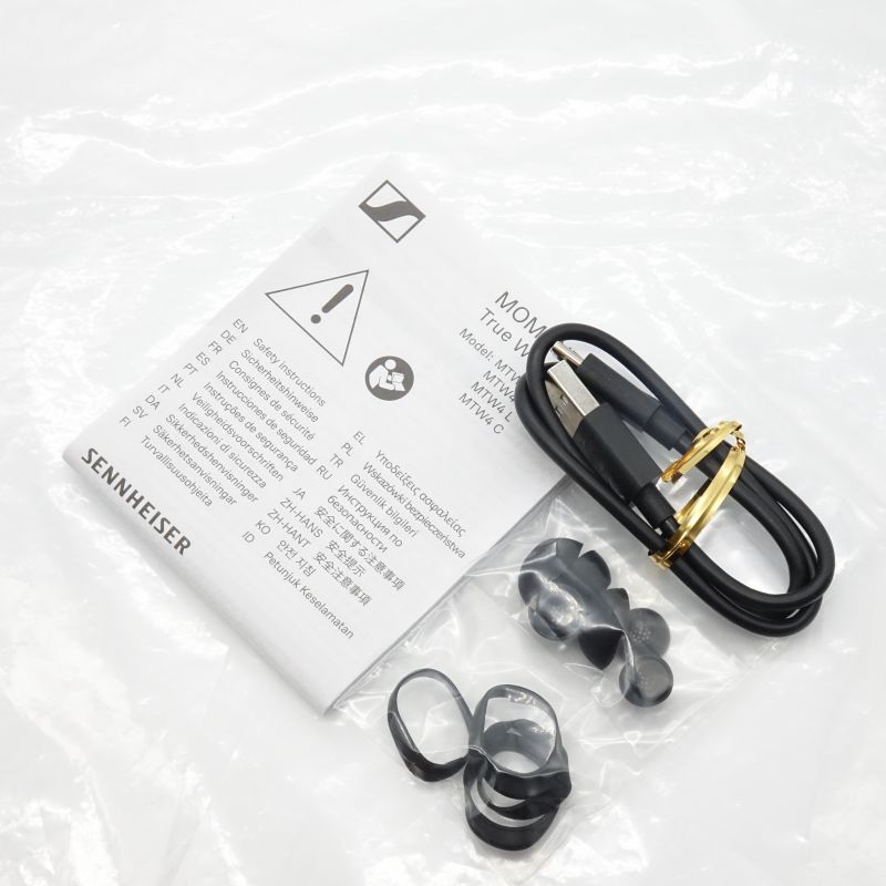 MOMENTUM True Wireless 4 MTW4 保証交換品 未使用 SENNHEISER MOMENTUM True Wireless 4 [MTW4 Black Graphite] AB+