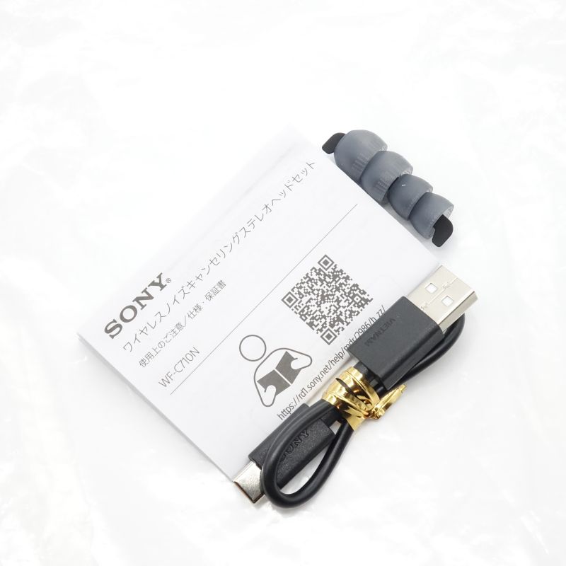 SONY WF-C710N ブラック [WF-C710N (B)] AB+ランク 中古｜フジヤエービック
