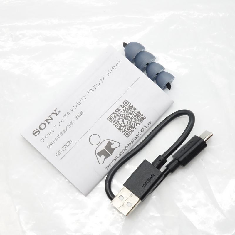 SONY WF-C710N グラスブルー [WF-C710N (L)] AB+ランク 中古｜フジヤ