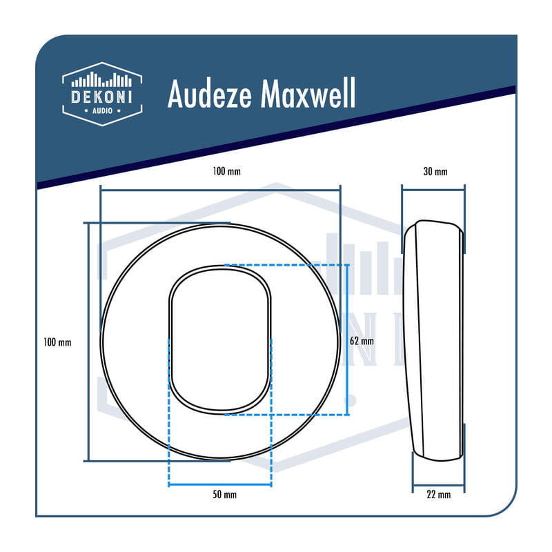 Audeze Maxwell用イヤーパッド（エリートベロア） [EPZ-MAXWELL-ELVL]