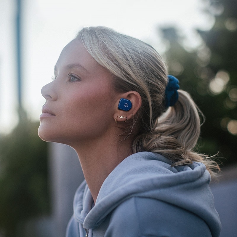 MW08 Sport True Wireless Earphones - Blue Sapphire Glass [MW08SPORT-BLUE]