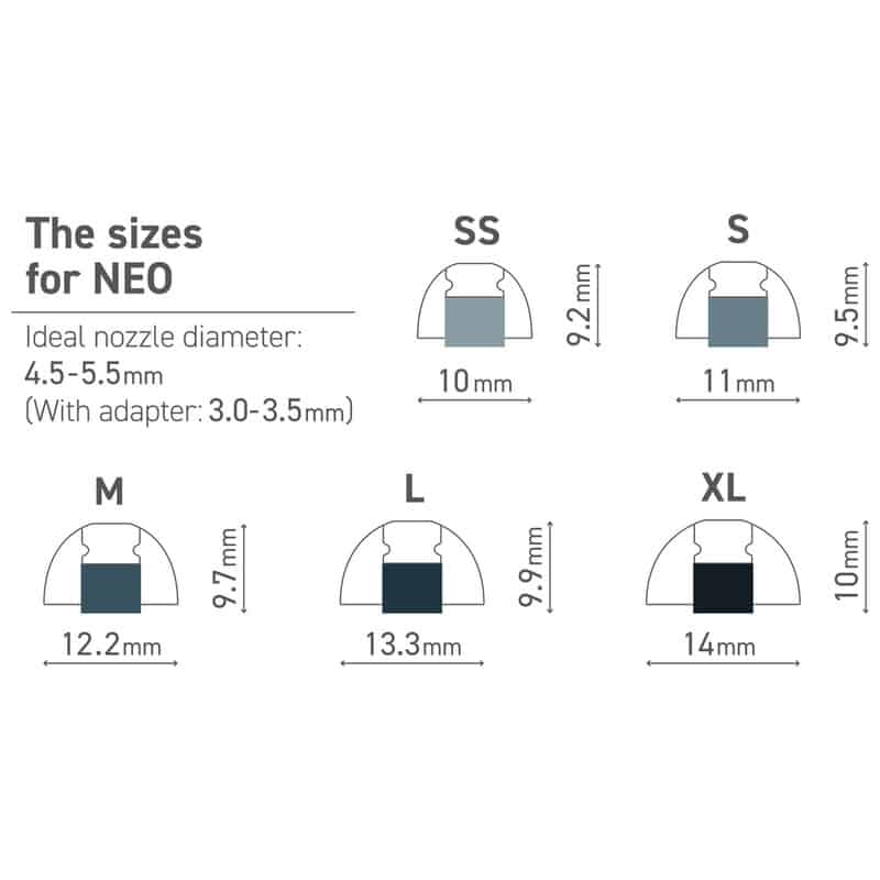 SpinFit NEO SS 1ペア [SFT-NEO-SS]