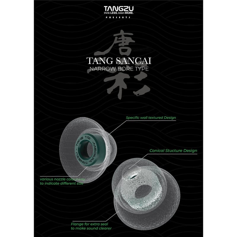 Tang Sancai Narrow Bore S/M/L 各1ペア [唐三彩Narrow Bore]