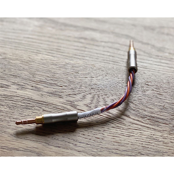 Vintage NEVE Console wire “Ames” mini-mini cable 3.5mm 3極 トープラ販売製 CINQBES 純銅材 無メッキプラグ ×2