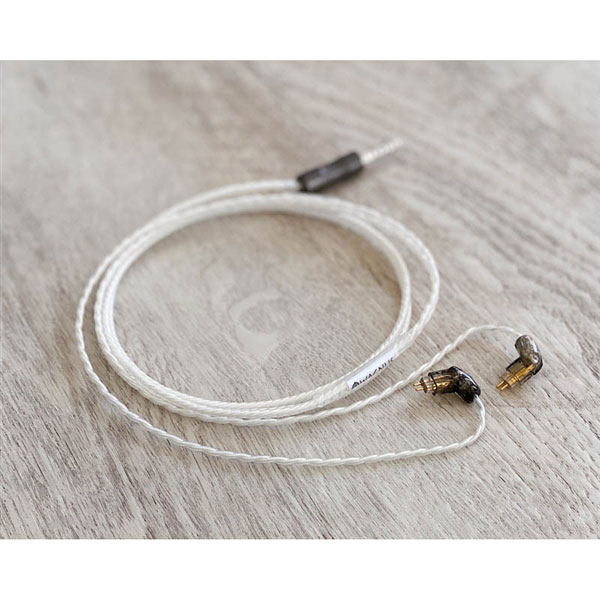 Meridian Q -Tin hundred ver.2- 4.4mm 5極 トープラ販売製 CINQBES 純銅材 銀メッキプラグ Custom 2pin イヤーコネクタ装飾