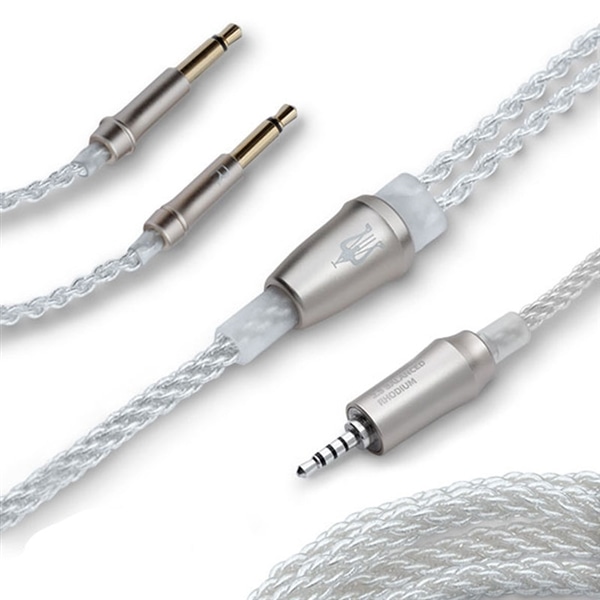 Meze Audio (メゼオーディオ) 99 Classics/99Neo 2.5mm アップグレード バランスケーブル シルバー(1.2m)  M99-2.5｜ヘッドホンケーブル (Headphone Cables)｜フジヤエービックネットショップ