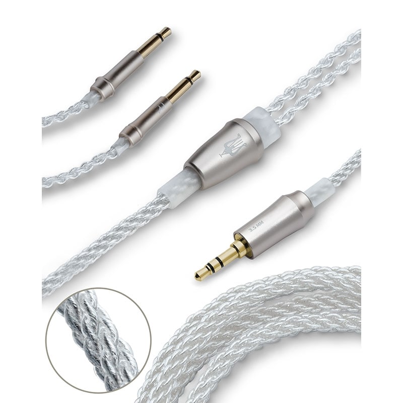 99 Classics/99Neo　3.5mm アップグレード ケーブル シルバー(1.2m) M99-3.5