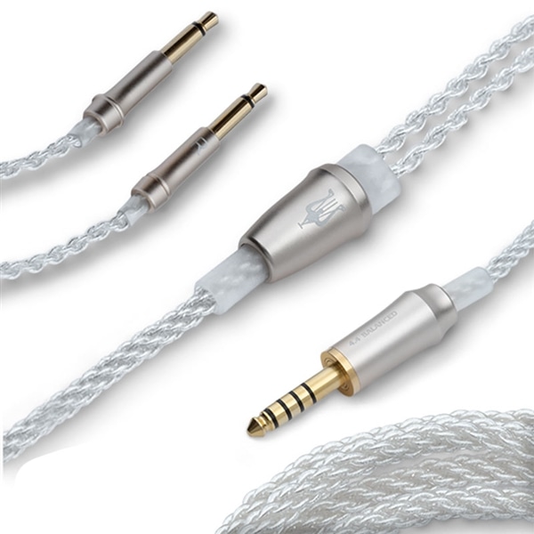 99 Classics/99Neo 4.4mm アップグレード バランスケーブル シルバー(1.2m) [M99-4.4]