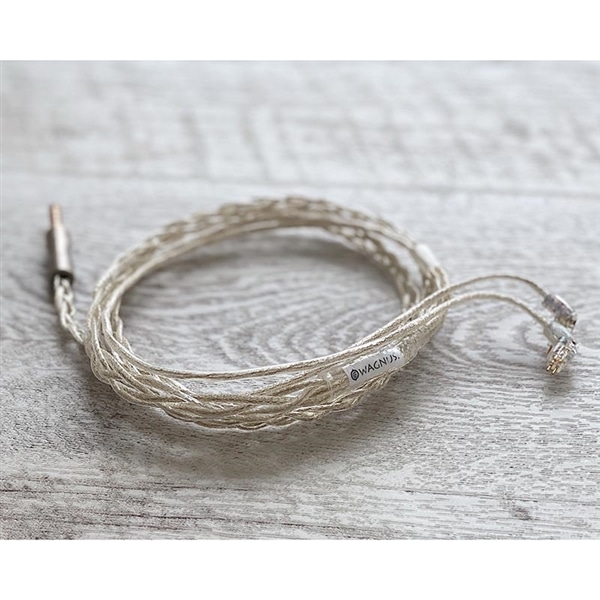 SUTRA 4.4mm 5極 トープラ販売製 CINQBES 純銅材 無メッキプラグ Custom 2pin オーロラアートワーク イヤーコネクタ装飾