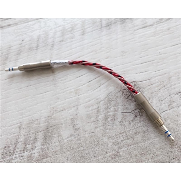 Vintage “NEVE” Console wire “Ives” mini-mini cable 3.5mm 3極 トープラ販売製 CINQBES 純銅材 銀メッキプラグ