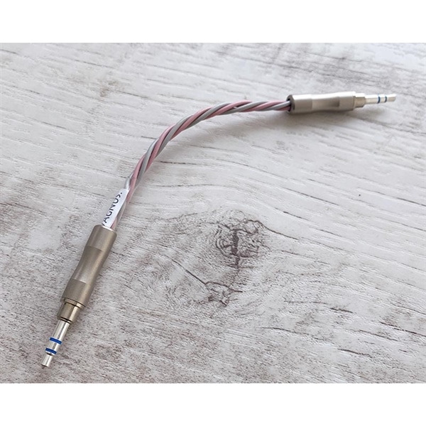 Vintage “NEVE” Console wire “Rupert” mini-mini cable 3.5mm 3極 トープラ販売製 CINQBES 純銅材 銀メッキプラグ