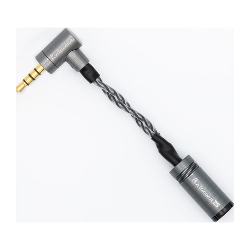 Spada 3.5mm4極 OFC プラグ ⇔ 2.5mmジャック変換ケーブル [PCC01-35P4-25]