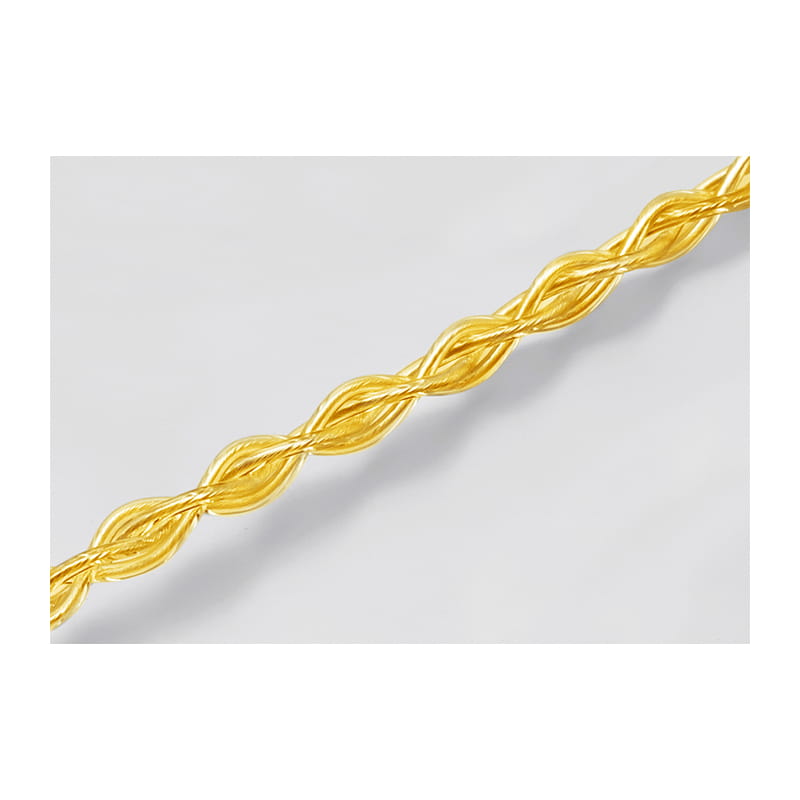 Custom-made Cable 線材：OFC金メッキ線 (4芯)