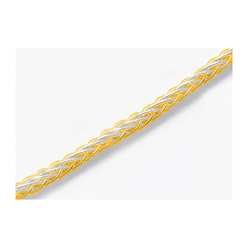 Custom-made Cable 線材：OFC金銀メッキ混合線 (8芯)