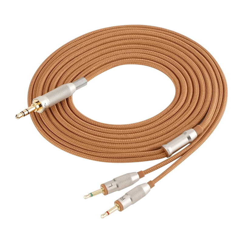 SIV-PHN ヘッドホン用ケーブル 3.5mm - 2.5mm 2極(LR) (ブラウン) [SIV-PHN-3.5 BRN-2.5mm2極(L/R)]