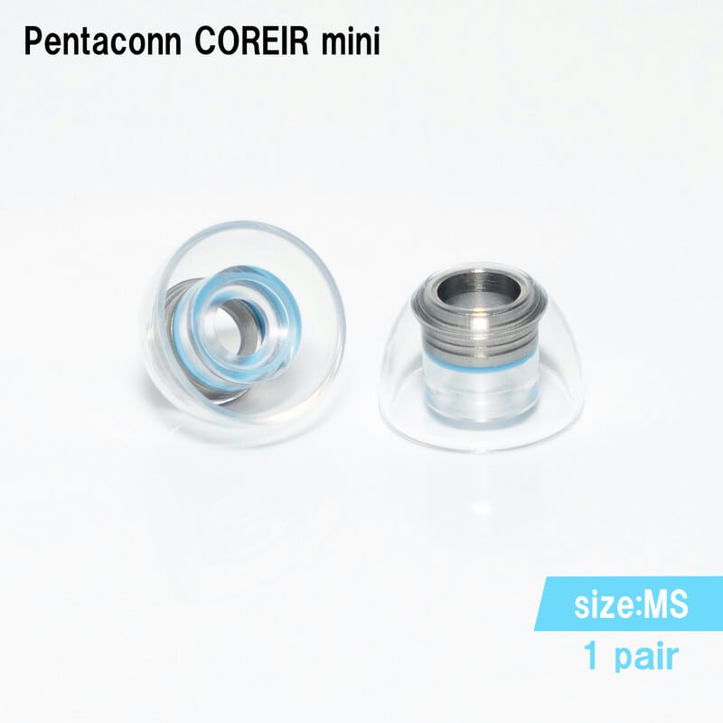 Pentaconn COREIR mini -ペンタコンコレイル ミニ- STAINLESS STEEL MS 1ペア Blue [PTM11-MS]（2025年5月30日発売予定）