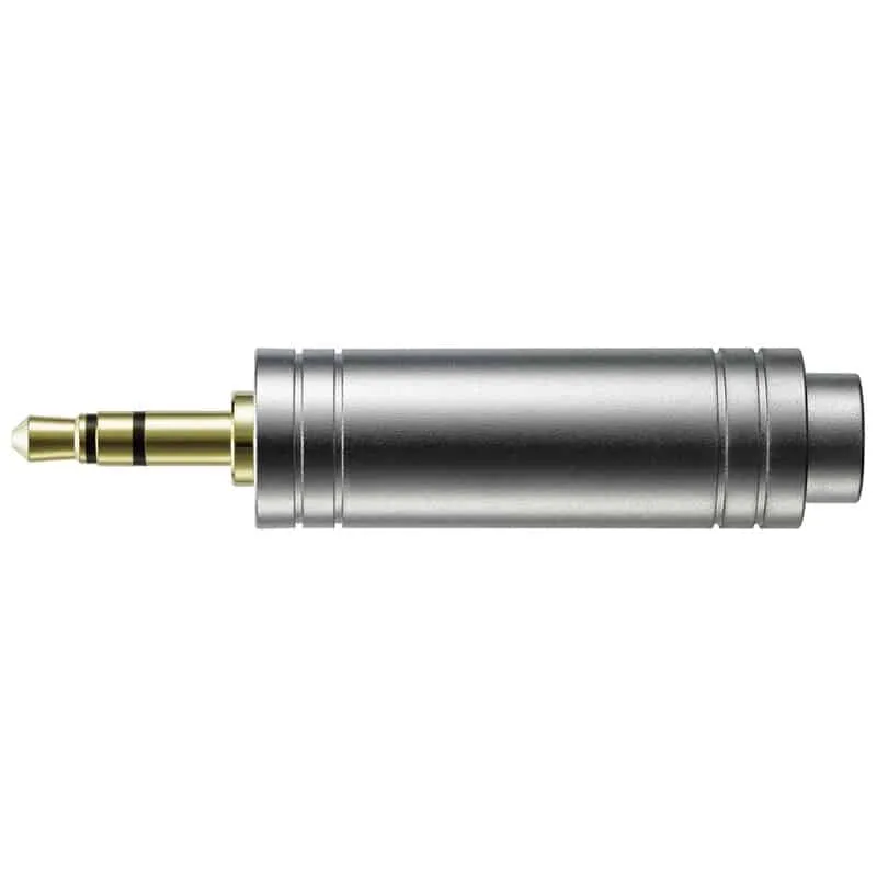 6.3mmステレオ標準→3.5mmステレオミニ変換プラグ [AT3C19Sa]