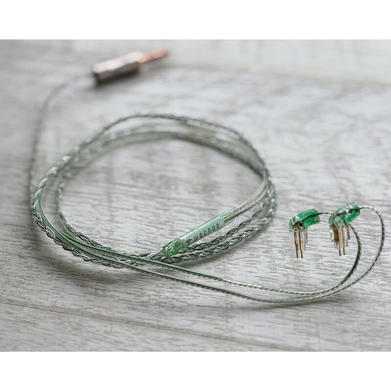 Vintage No.052 Liberty Bell / 4.4mm 5極 トープラ販売製 CINQBES 純銅材 無メッキプラグ / Custom 2pin / ロゴ＆イヤーコネクタアートワーク