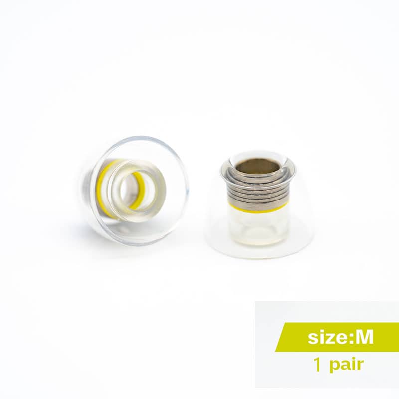Pentaconn COREIR -ペンタコン コレイル- BRASS M 1ペア Yellow [PTM01-M-1P]
