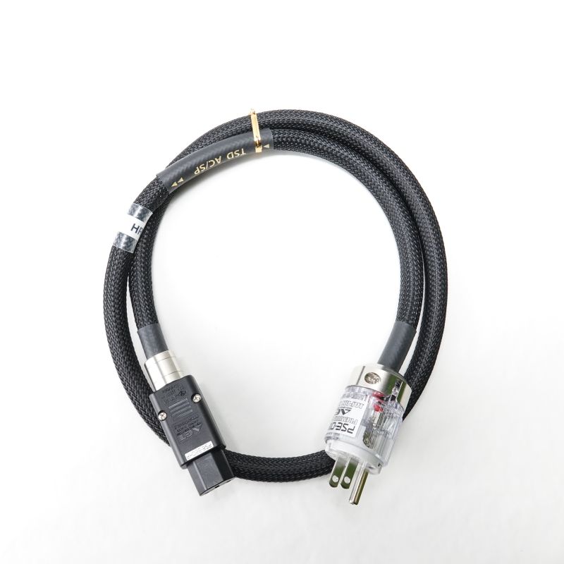 高性能オーディオ用電源ケーブル AET TSD - HR AC/1.2m 美品 AET TSD-HR AC/1.2m AB+ランク 中古｜フジヤエービック