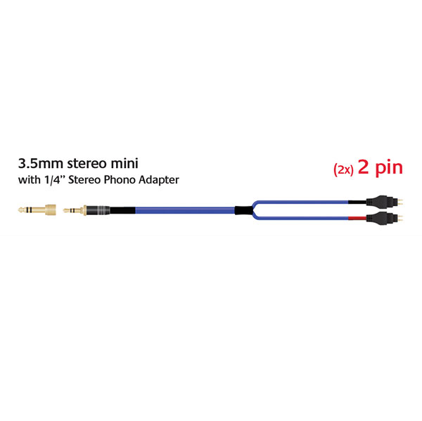 BLUE HEAVEN HEADPHONE CABLE for HD650 1.25m