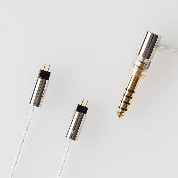 シルバーコートケーブル 2Pin 1.2m 4.4mm [C106 2P12EZCLEH]