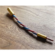 Vintage NEVE Console wire “Hot-Jam” Relay cable IN側：4.4mm 5極 トープラ販売製 金メッキプラグ（メス） OUT側：4.4mm 5極 トープラ販売製 CINQBES 純銅材 無メッキプラグ（オス）