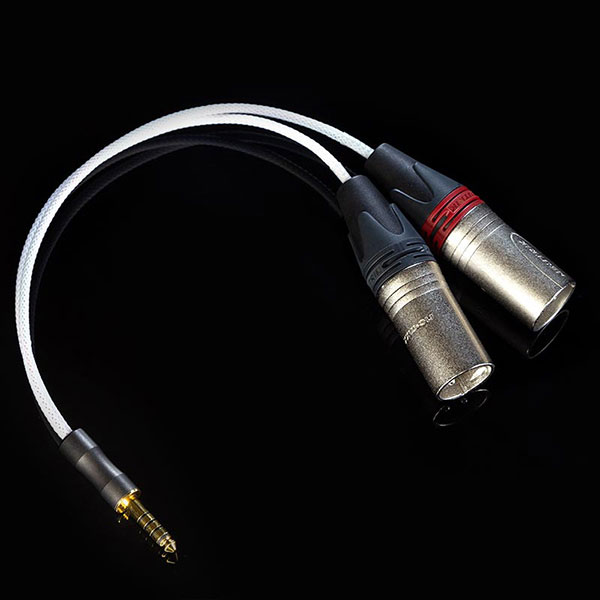 White Barrel 4.4mmオス-XLR3ピンオスx2